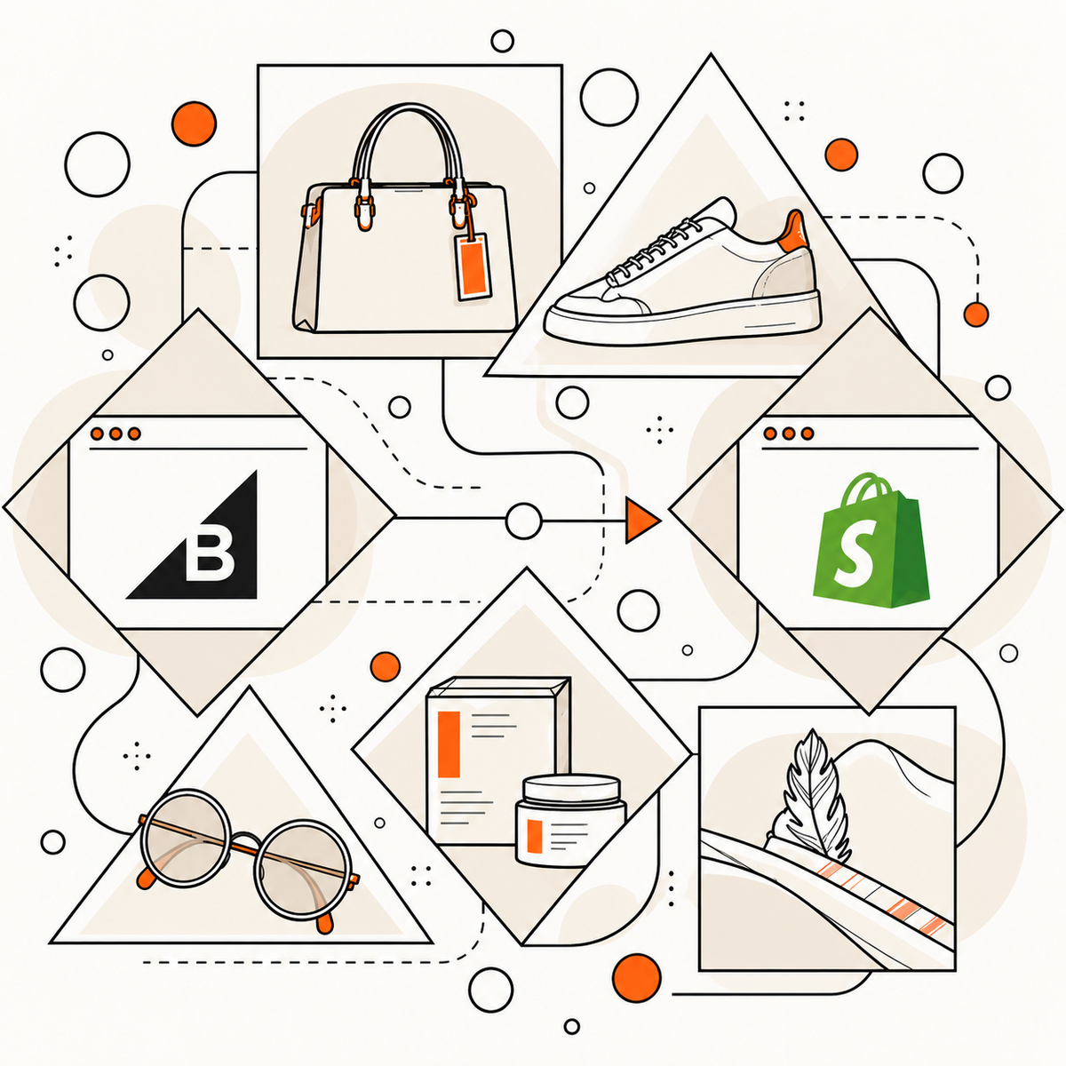 BigCommerce store migrating to Shopify through a structured data and storefront transition