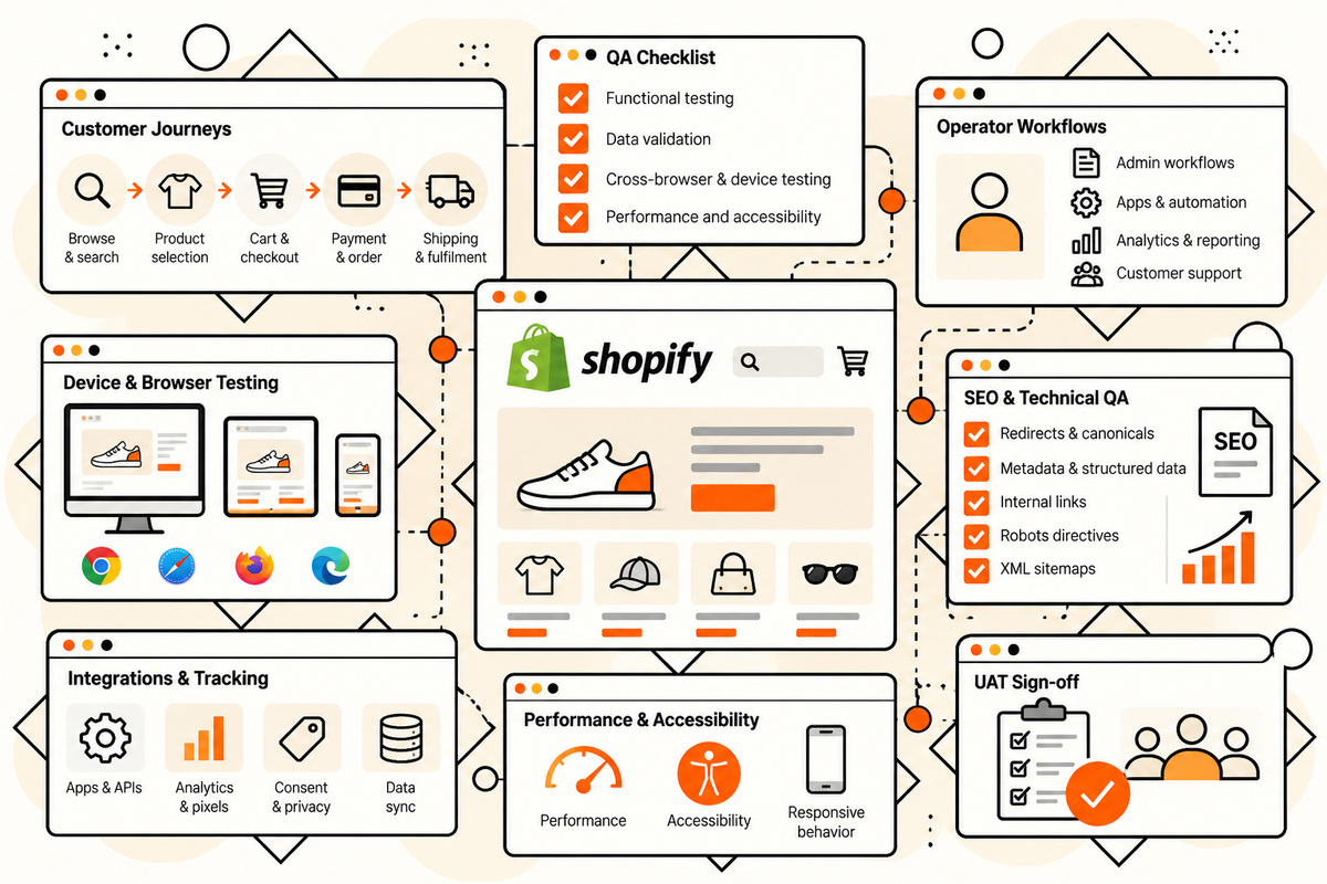 Shopify migration quality assurance