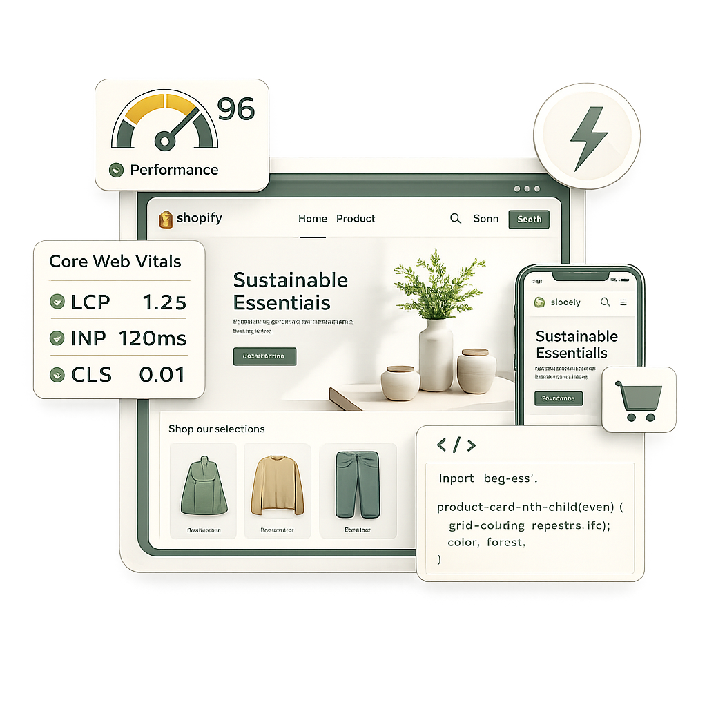 Shopify storefront performance and mobile experience review