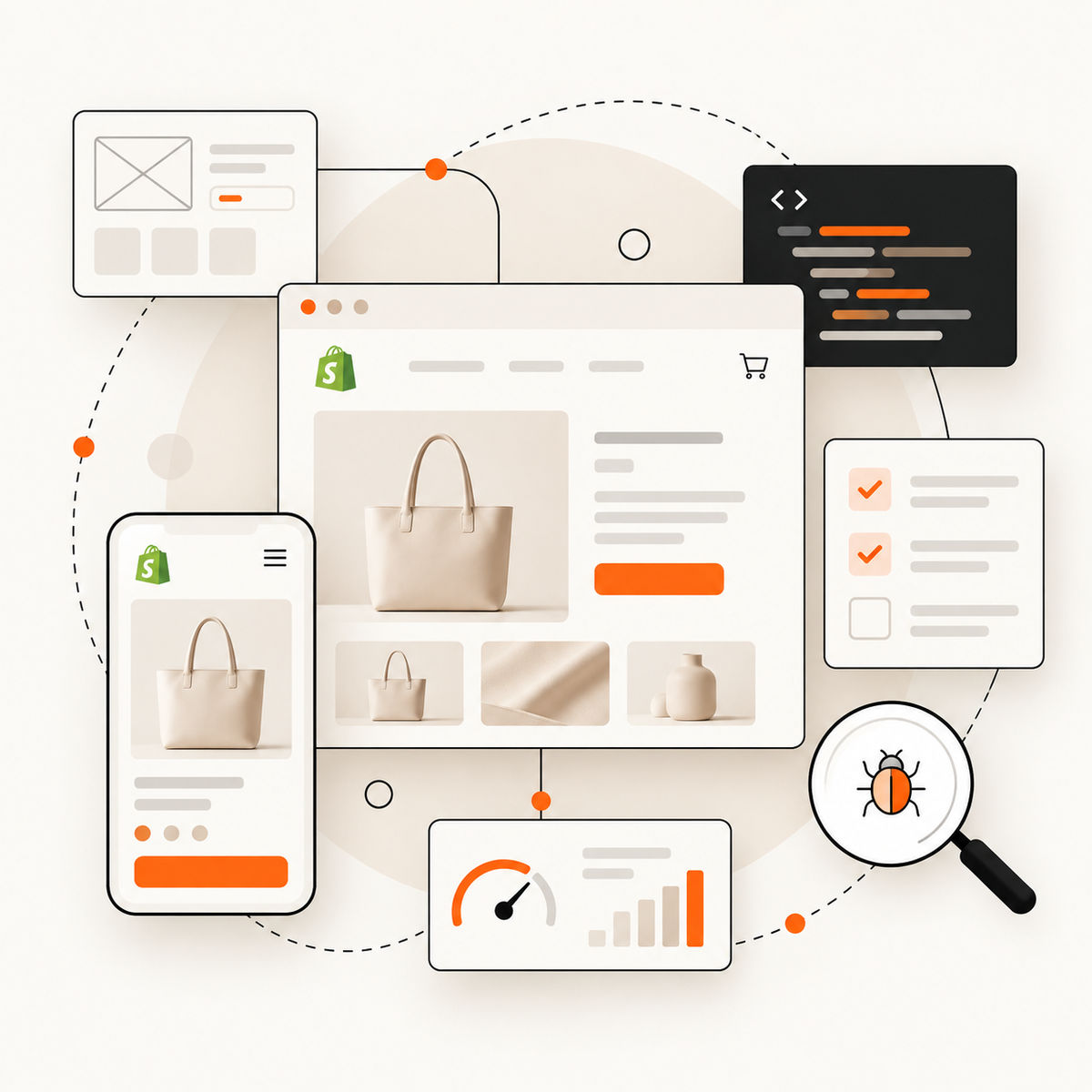 Conversion-focused Shopify design and development workflow