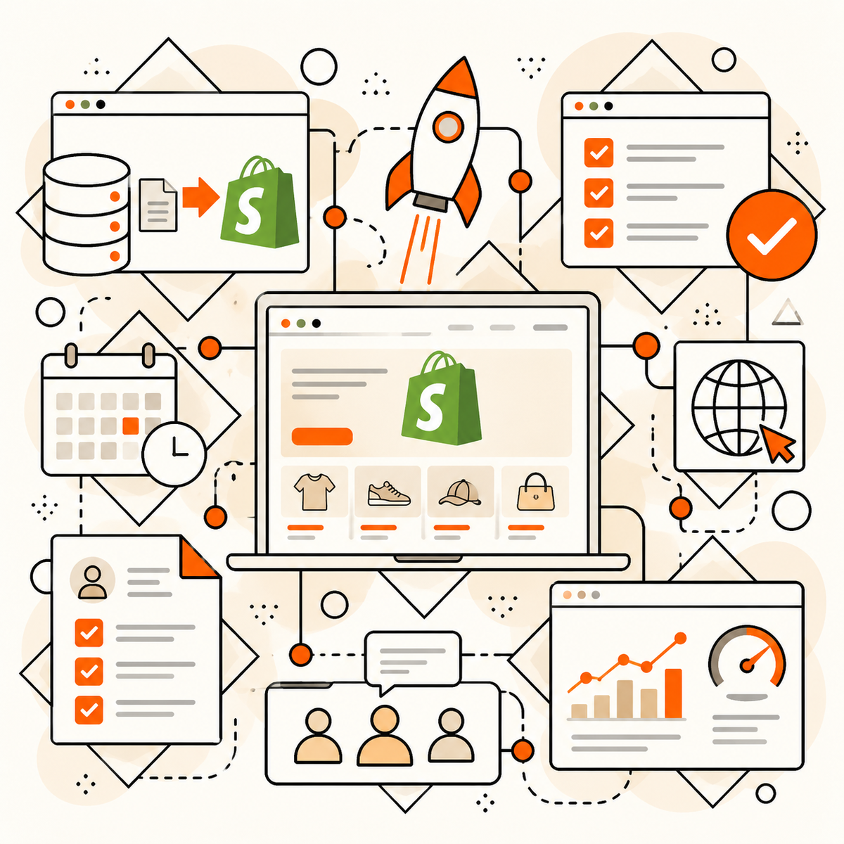 Wix to Shopify launch and stabilization